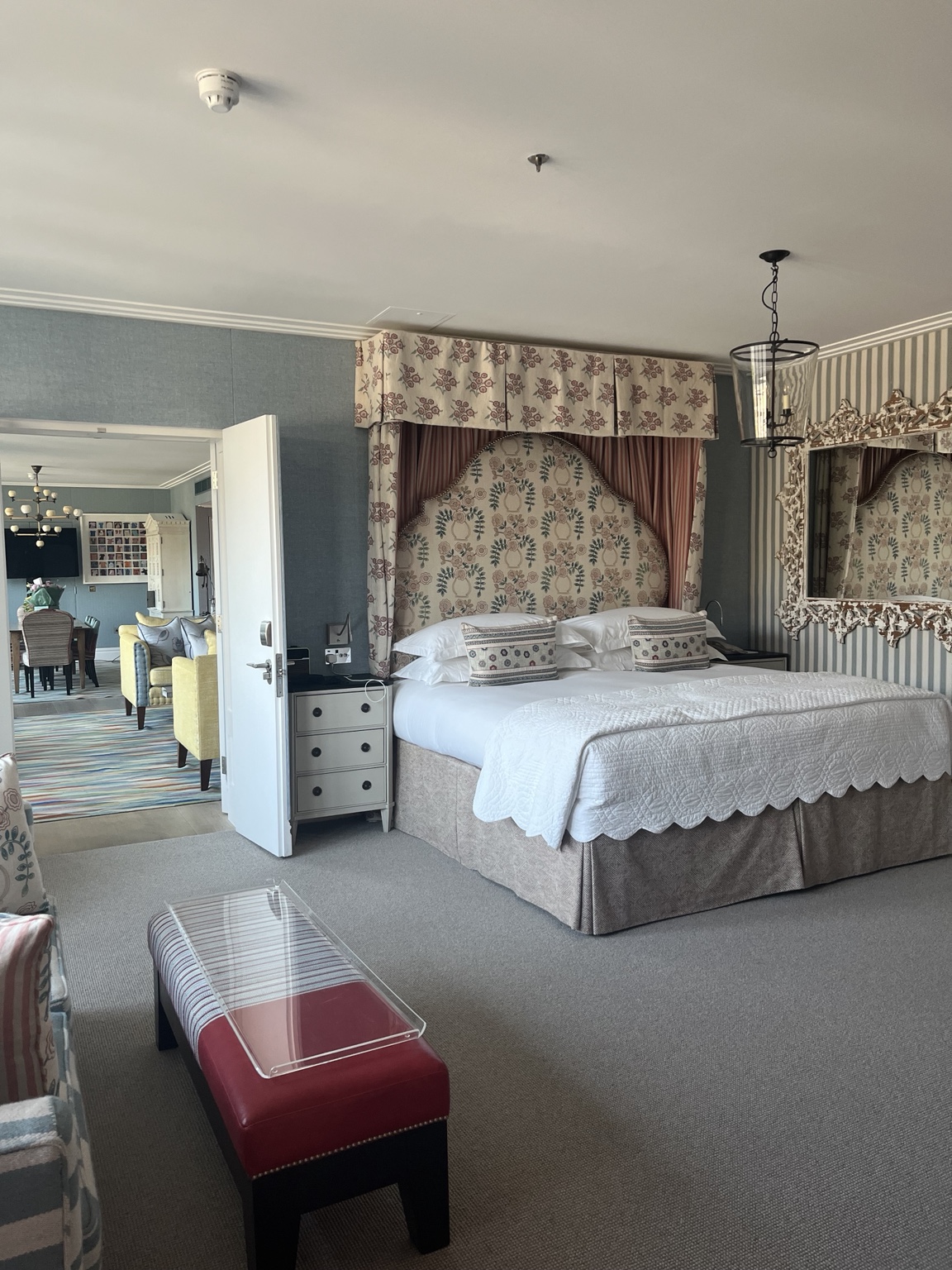 A hotel suite ready for a trip together